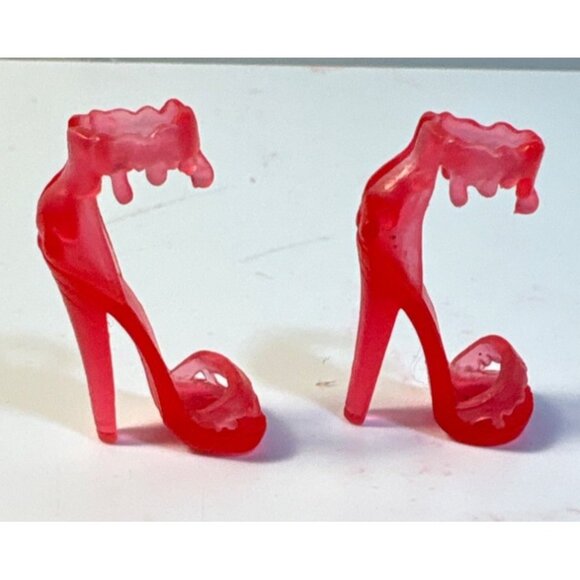 Monster High Shoes Pink Ghoulia Yelps Skull Shores Mattel - Picture 2 of 4